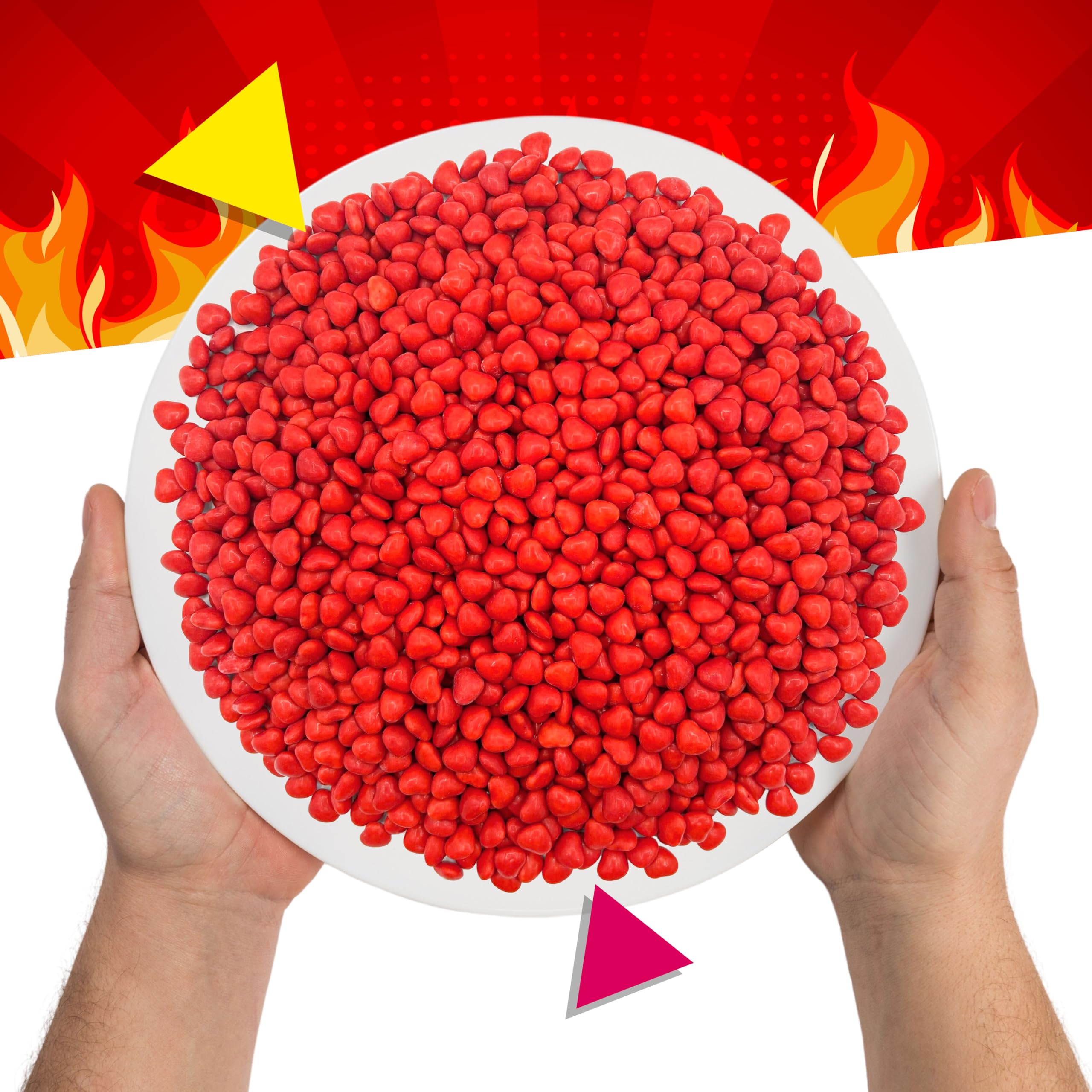 Amazon.com : Cinnamon Hearts | 2.2 Pound Bulk Bag | Cinnamon Candy